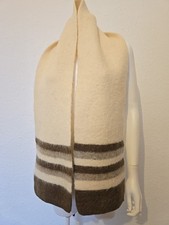 Beige brown Alpaca wool  scarf
