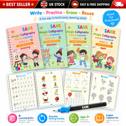 Magic practice copybook - practice, kids