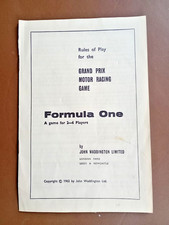 Waddingtons Formula 1 Board