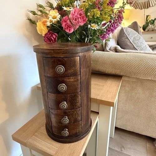 Solid mango wood - 5, drawer