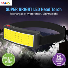 Waterproof COB LED Head-Torch