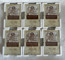 BNIP New Pack Wilko x 6 Frameless Photo / Picture Frames Metal Clip 6 x 4 