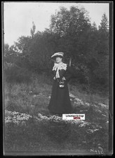 Woman, Elegant Dress, Glass