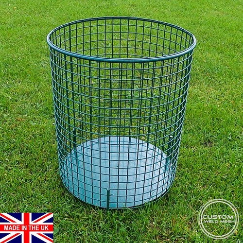 Wire mesh litter bin - , outdoor