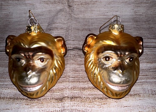 Set monkey head glass - of, 2
