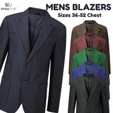 Mens 2 Button Blazer Formal