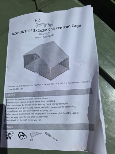 Chicken run cage foxhunter - cage,