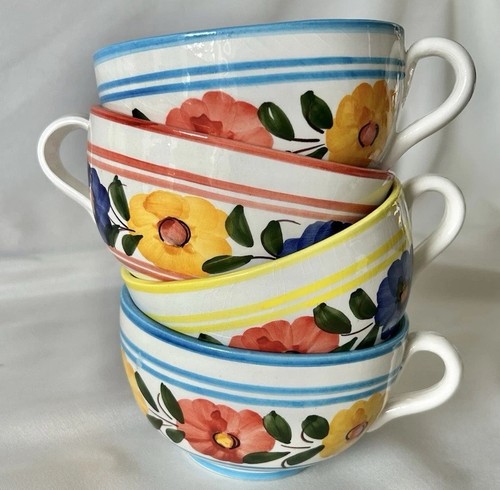 Vintage handpainted floral - vintage,