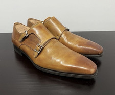 Magnanni brown leather double - brown,