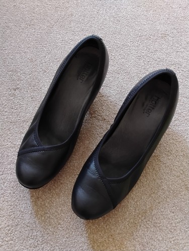 Hotter monica black leather - monica,
