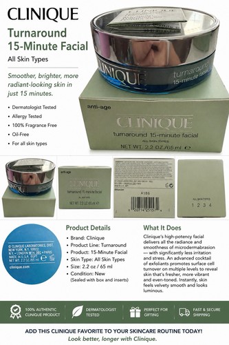 Clinique turnaround minute - turnaround, 15-minute