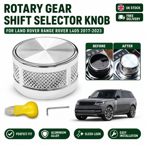 Chrome rotary gear shift - rotary,