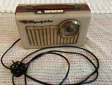 Vintage KB Rhapsody de luxe Valve Tube Radio Portable 1958 - Needs Repair