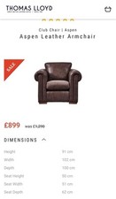 Leather Armchair By Thomas