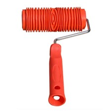 Grain Roller with Non-slip Handle Rubber Grain Painting Tool Easy to Clean