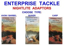 ENTERPRISE NITE LITE ADAPTOR 2 FOR BARBEL QUIVER TIP ROD NIGHT LIGHT GLOW STICK