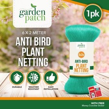 6M x 2M Garden Netting Green
