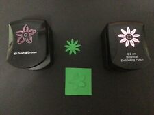 X Cut x2 Medium Daisy 3D Pop Up Flower Card Craft Punch & emboss