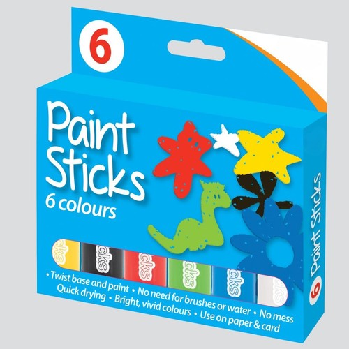 Colour paint sticks set - colour,