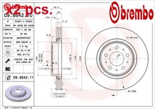 X2 PCS FRONT BRAKE DISC SET LEFT & RIGHT 09.8642.11 BREMBO I