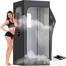 Full Size Portable Steam Sauna - Indoor Sauna Tent for Home Spa Relaxation + Bo