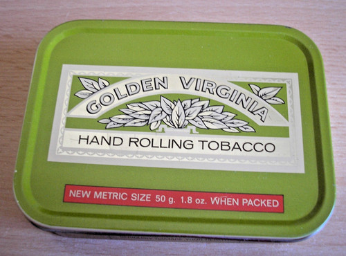 Golden virginia empty - empty, tabacco