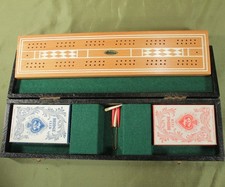 VINTAGE JAQUES CRIBBAGE BOARD