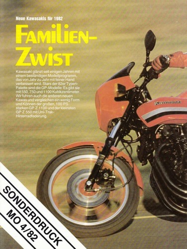 Kawasaki gpz 1100 z 750 - +,