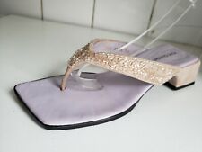 PONS QUINTANA DESIGNER UK 3 EU 36 WOMENS FLAT SUMMER STRAP LILAC LEATHER SANDALS