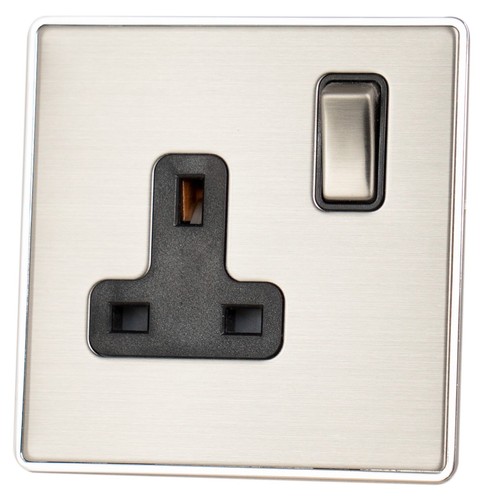 Screwless brushed steel - g&h,