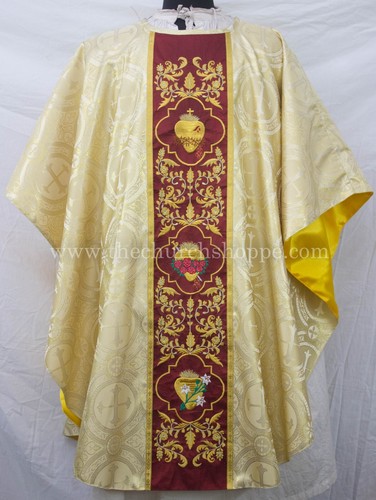Metallic gold gothic vestment - metallic,