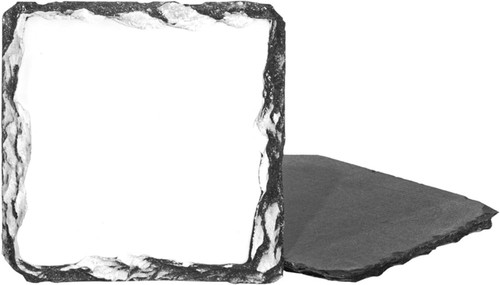 Photo rock slate coaster - rock,