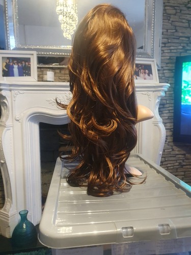 Light auburn wig 24 inch - ,