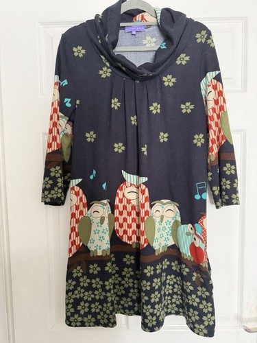 Autonomy navy owl floral - navy,