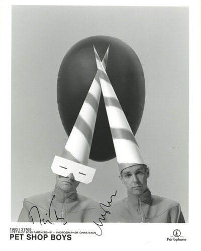 The pet shop - boys, signed