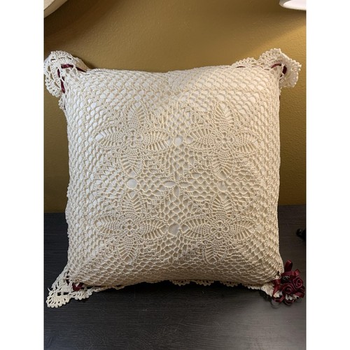 Vintage crochet lace - vintage, throw
