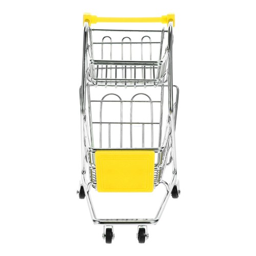 Metal shopping trolley toy - metal,
