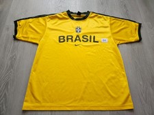 Mens Nike Brazil Training football shirt 2002 Size L