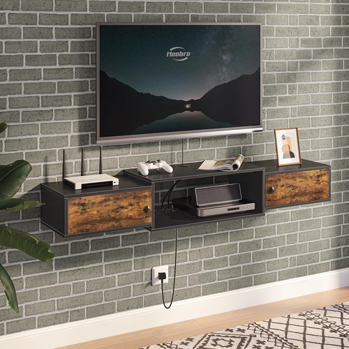 Hoobro floating unit wall - tv,