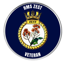 HMS Zest Veteran Royal Navy RN