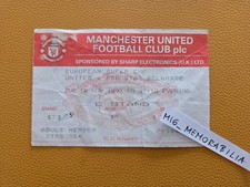 RARE TICKET: Manchester United