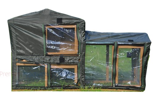 Large rabbit hutch cover - hutch, /