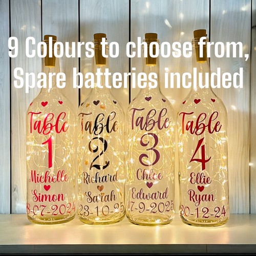 Wedding table numbers