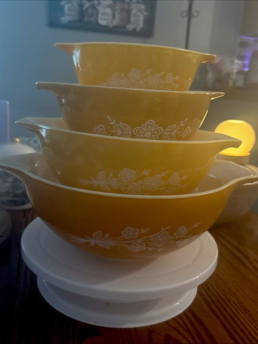 Pyrex butterfly gold - pyrex,