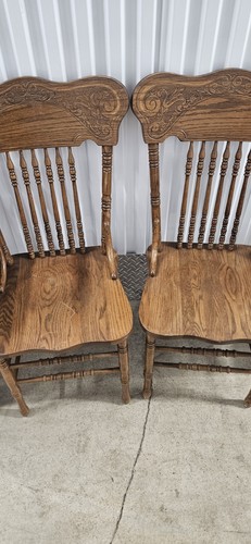Set oak chairs with - oak,