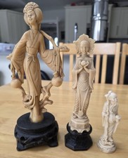 Oriental Style Figurines  x3