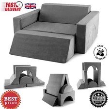 Sofa Indoor Toddler Couch Convertible Foam Sofa 8-Piece Kids Modular Play