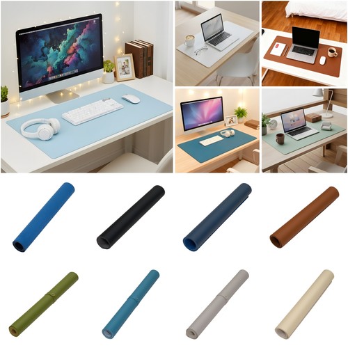 Large leather desk mat - large, pad