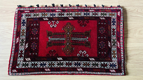 Vintage rug cushion - vintage,
