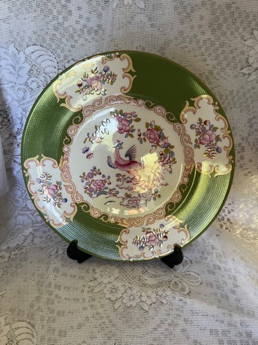 Minton green cockatrice dinner - minton,